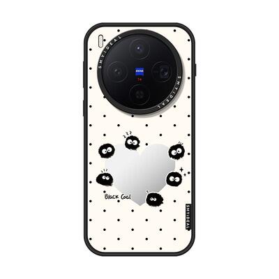 SMYIDEAL思茉伊适用oppofindx9ultra手机壳vivox300pro磁吸新款200promimi爱心煤球x300不会撞壳少女风findx8