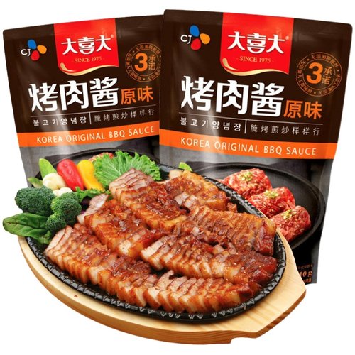 大喜大烤肉酱原味腌料韩式烧烤酱汁蘸酱韩国腌制腌肉专用料汁家用