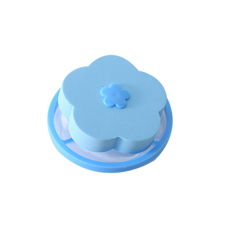 创意梅花形洗衣机除毛器清洁网袋 洗衣机漂浮过滤除粘毛网袋