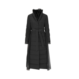 莱芙艾迪儿新中式羽绒服女2024冬季新款国风长款加厚东北鸭绒外套