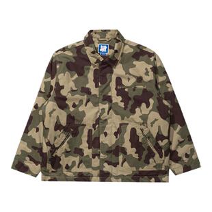 UNDEFEATED五条杠官方秋季新品潮酷高街美式运动工装风棉服外套