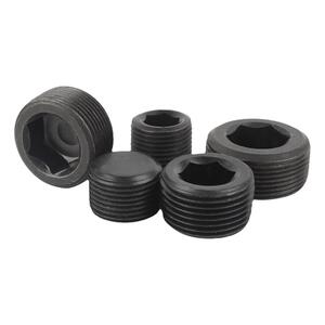 内六角堵头螺塞油塞丝堵外丝英制美制止付螺丝NPT1/2M6M8M10M-M30