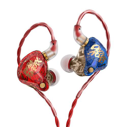 威泽OS1Pro石墨烯HIFI有线入耳式重低音降噪手机游戏耳机