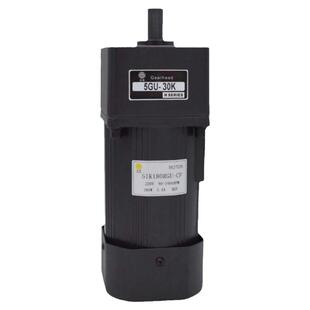 90型调速电机180W交流齿轮减速机220V定速可逆马达 5IK180RGU-CF