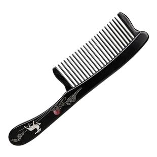 莫忘节庆用品天然紫光檀木梳彩贝梳银丝镶嵌插齿梳母亲节礼物刻字