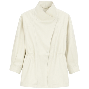 Mind Bridge【莱赛尔】女士简约立领气质风衣2026年春季通勤外套