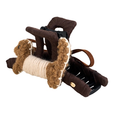 阿吉豆抓夹腊肠小狗发夹鲨鱼夹子