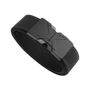 窄款直穿合金弹力腰带快脱插扣可剪调长短战术休闲通勤皮带男女款