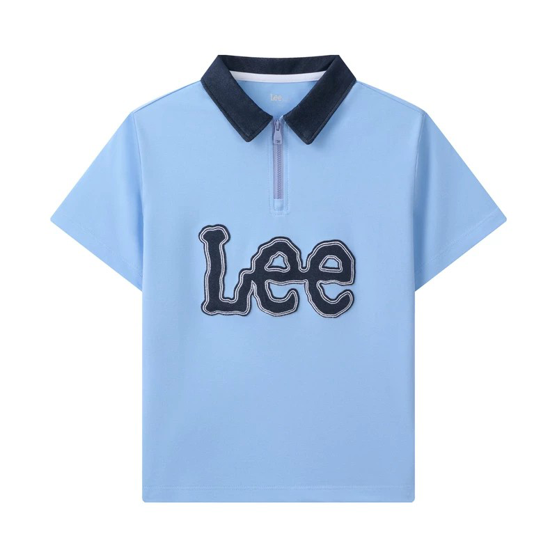 Leekids儿童牛仔领透气POLO衫