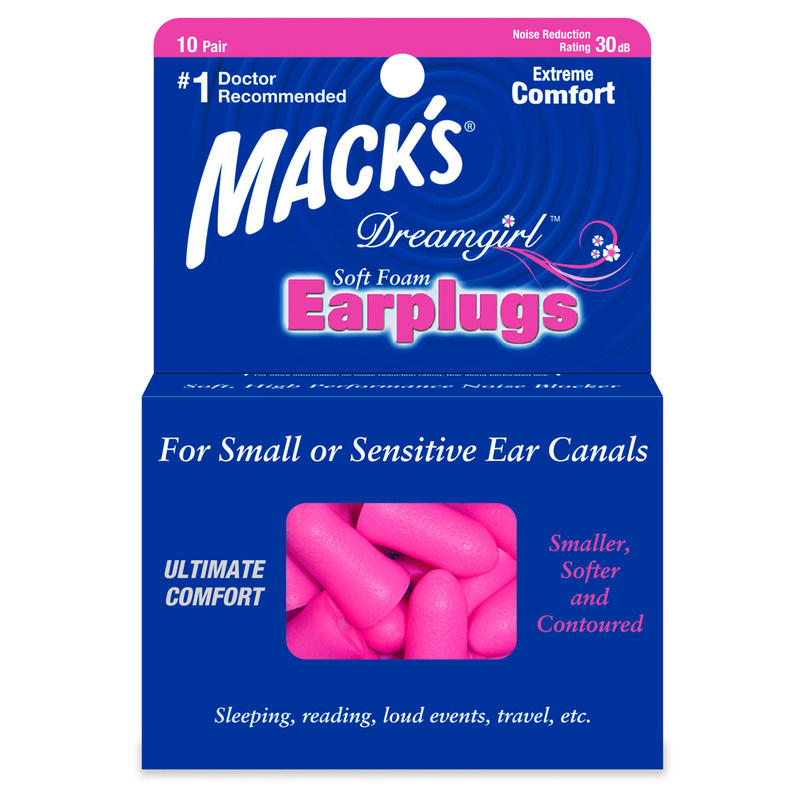 美国MACKS女士儿童专用隔音耳塞