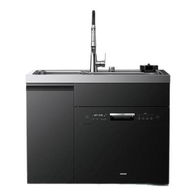 [政府补贴]美的出品 华凌集成水槽洗碗机XH03P热风烘干一级水效