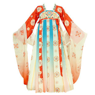 汉服女童连衣裙2026新款春季儿童国风古风唐装女孩超仙公主裙春款