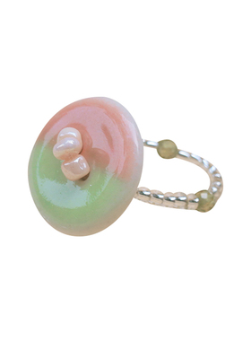 陶瓷戒指纽扣小众设计