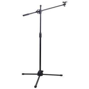 华固(huagu)落地直播支架横杆垂直俯拍伸缩三脚架拍照乐器绘画美食钢琴网课教学多功能录像自拍摄设备支撑架