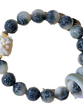 水墨画菩提手串手链男女