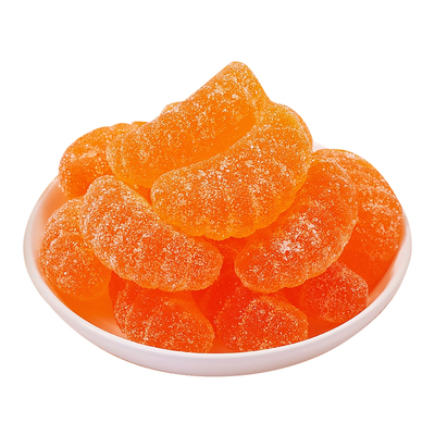 蜜桔橘子软糖水果糖喜糖年货散装
