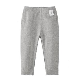 jellybaby女童春季弹力打底裤新款刺绣宝宝裤子法式春装5儿童长裤