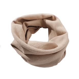 羊绒围脖女秋冬羊毛护颈椎脖套韩版套头围巾百搭领圈假领子纯黑色