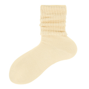 Beeff“云朵袜”粗针中筒袜 松软袜筒 不勒腿 有机棉无骨袜尖