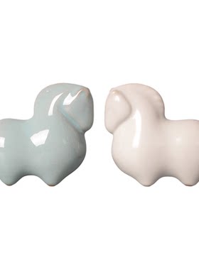 汝州原矿汝瓷唐马茶宠小马礼品