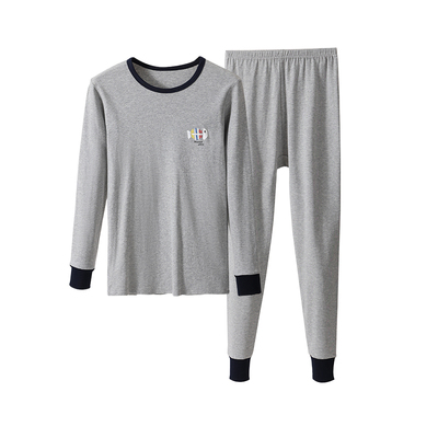 青少年纯棉秋衣秋裤薄款保暖内衣