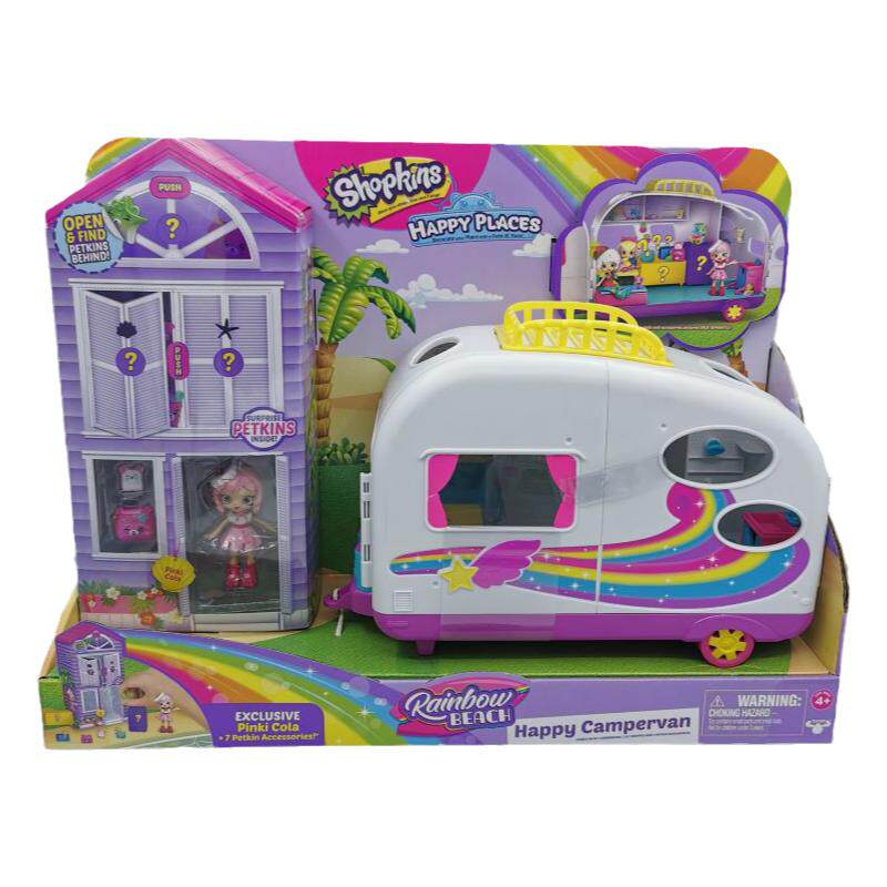 美国shopkins购物精灵娃娃公仔迷你冰淇淋餐车玩具肯迪女孩过家家