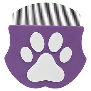 嬉皮狗宠物面梳黑下巴泪痕专用猫梳子猫毛梳狗毛梳毛狗狗猫咪神器