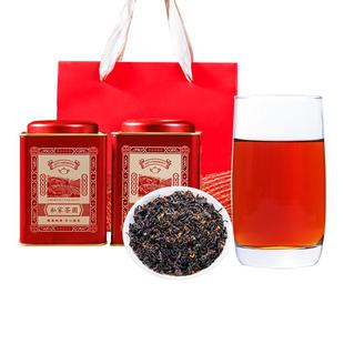 日照红茶桂花红茶浓香型特级罐装新茶叶礼盒装山东特产官方旗舰店