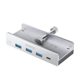 ORICO奥睿科台式电脑usb拓展坞桌面typec扩展坞多接口集线器hub一分二带供电u盘转接器sd高速读卡器固定卡扣