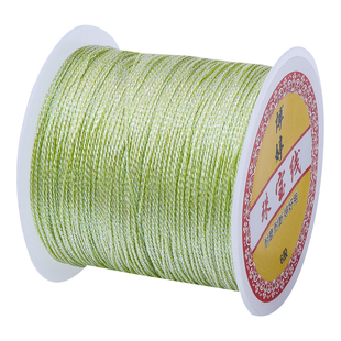 变色龙幻彩丝线 大小卷戒指项链DIY手链编织6股中国结手工绕线圈