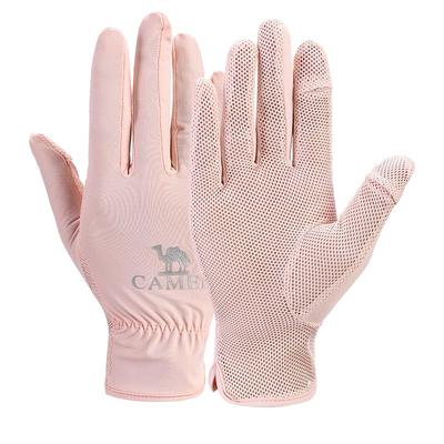 骆驼防晒手套冰丝透气可触屏