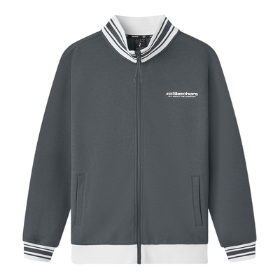 Skechers斯凯奇秋季新款男子运动休闲立领针织外套 L325M003/013P