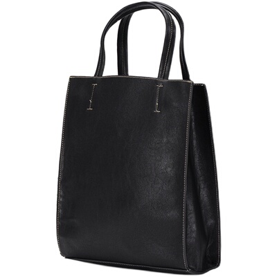 新款欧美风男女皮质休闲手提包