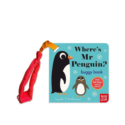 【现货】【毛毡翻翻书】企鹅先生在哪里？婴儿车新版 【Felt Flaps】 Where's Mr Penguin? 0岁+英文儿童趣味互动绘本书 英语早教