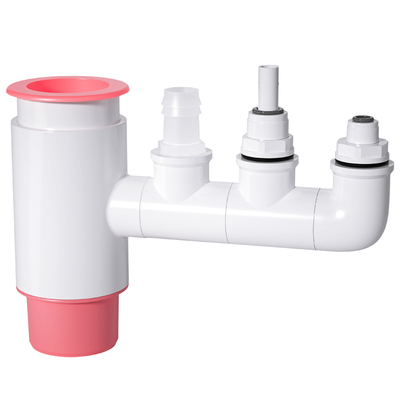 洗衣机厨房下水管三头通防臭