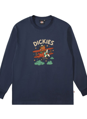 Dickies印花休闲纯棉圆领上衣男