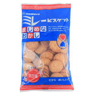 蔡文静同款日本网红零食野村植物油粗粮健康饼干天日盐小饼干130g