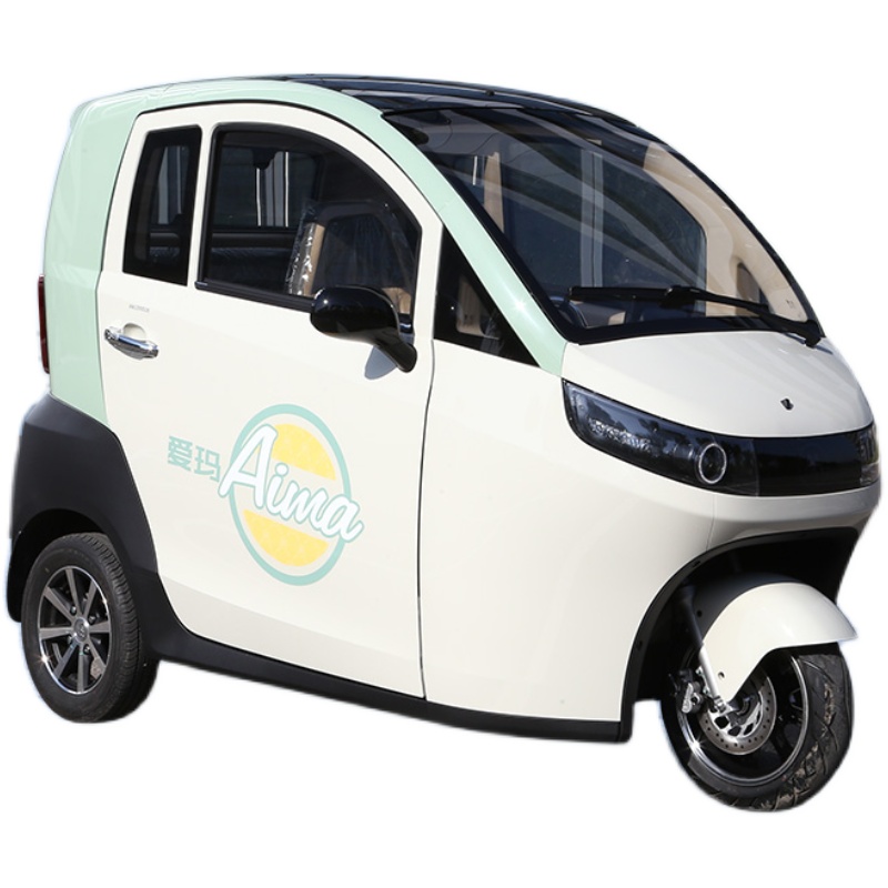 愛瑪a380電動(dòng)三輪車國標(biāo)網(wǎng)紅車接送孩子女士高端可上牌休閑新能源