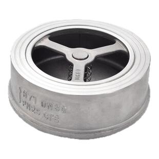 304/201不锈钢H71对夹式止回阀 不锈钢单向阀 DN15 20 32 40 50