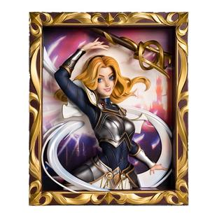 英雄联盟-开天工作室×光辉女郎拉克丝联名相框款立体画框摆件