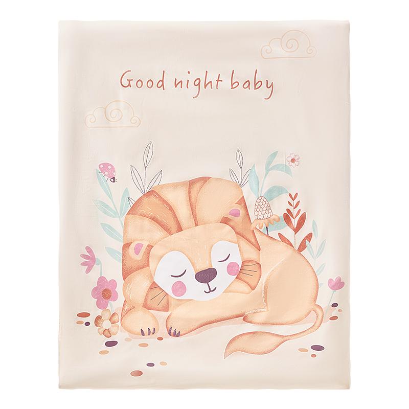 贝肽斯婴儿被套纯棉a类宝宝豆豆绒被罩儿童120*150四季幼儿园