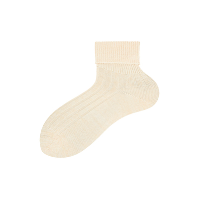 Beeff学院风可翻折堆堆袜长绒棉