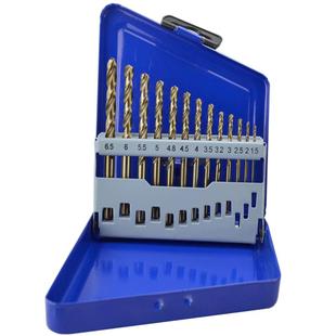 迪跃含钴麻花钻头套装  钻304不锈钢板专用 电转直柄电手钻麻花钻