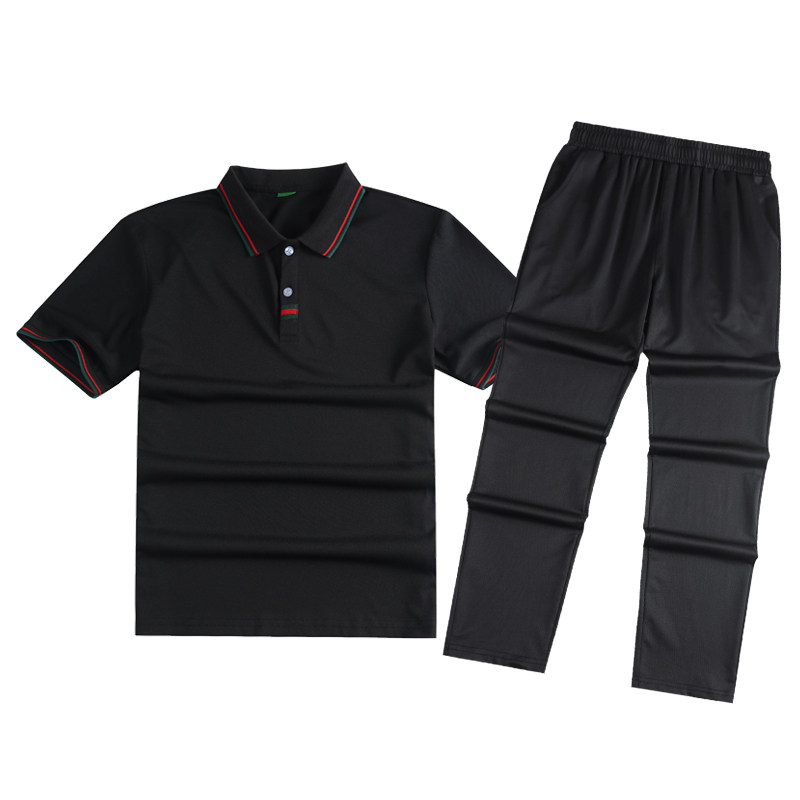 西域领航夏季运动套装短袖运动服