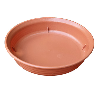 仿陶瓷特厚加深圆形花盆托盘底座