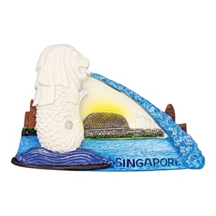 【礼盒装】新加坡鱼尾狮世界旅游纪念品文创礼品磁铁树脂冰箱贴