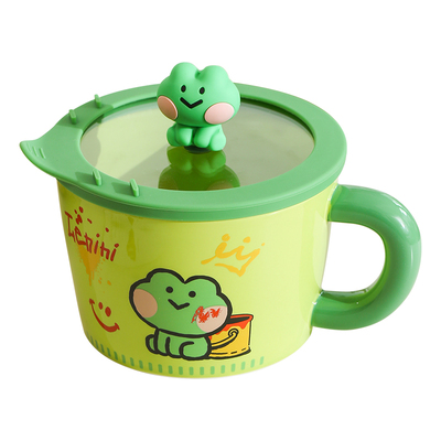 布朗熊陶瓷可爱宿舍家用泡面碗