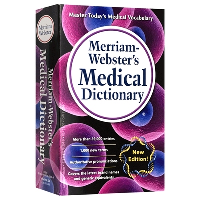 韦氏医药词典 Merriam Webster Medical Dictionary 英文原版工具书 韦氏英语词典 医药词汇详细解释示例 医药专业参考 英文原版书