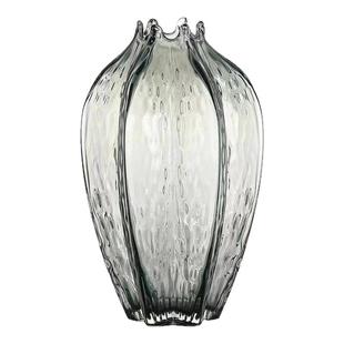 简约ins田园杨桃透明玻璃花瓶插花干花鲜花客厅餐桌轻奢装饰摆件