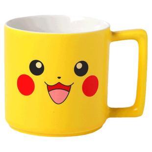【宝可梦联名】顺祥陶瓷皮卡丘款马克杯儿童水杯情侣女宝可梦杯子